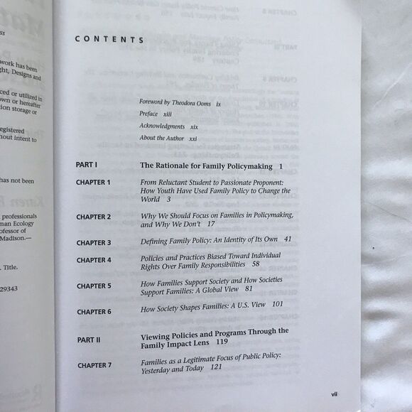 Family Policy Matters Bogenschneider Third Edition 978-0-415-84447 Policymaking - Picture 5 of 8